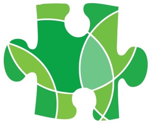grünes Puzzleteil